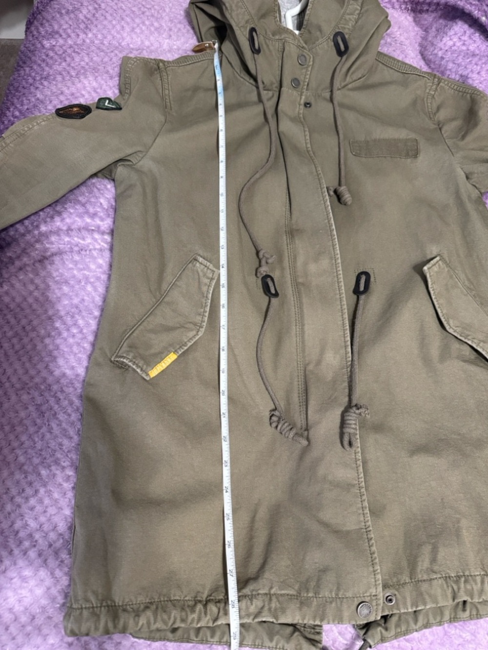 Calvin Klein Women's Khaki Brown Winter Utility Jacket - Picture 8 of 16